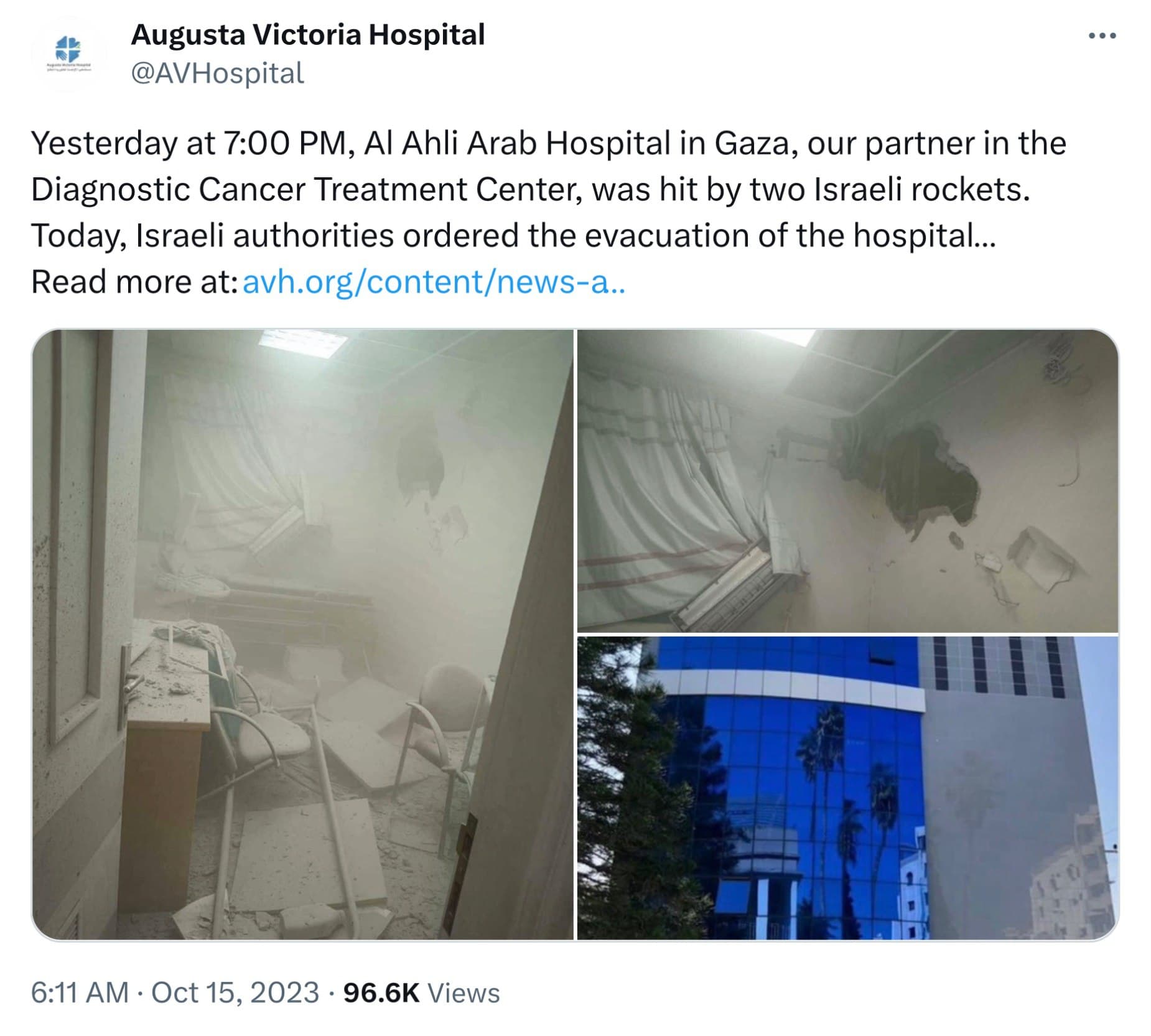 Ali Ahli Baptist Hospital began October 15th Ali Ahli Baptist Hospital began October 15th