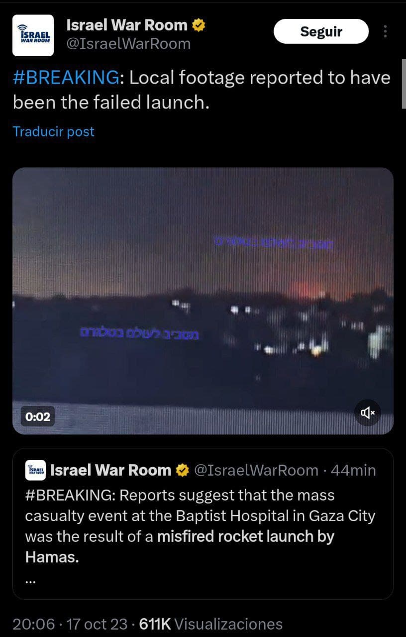 Israeli sources share videos failed rocket from previous escalations Gaza Israeli sources share videos failed rocket from previous escalations Gaza