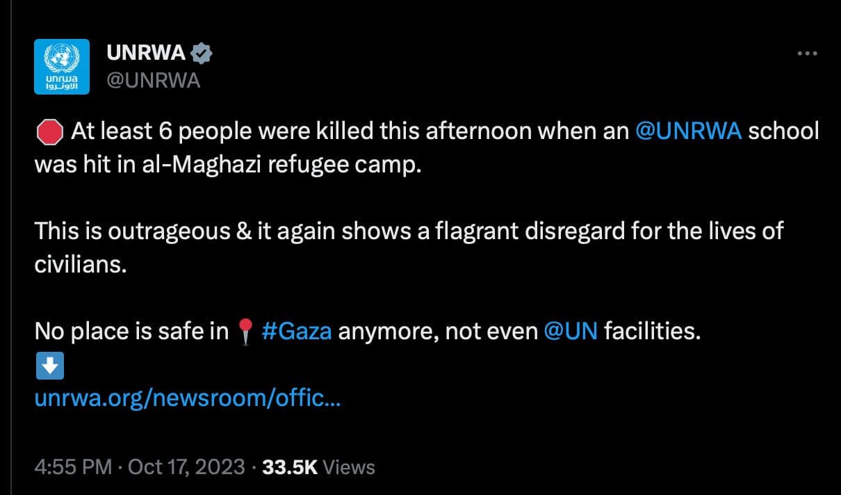 Six Civilians Killed Israeli Airstrikes UN Run School al Maghazi Refugee Camp Gaza Six Civilians Killed Israeli Airstrikes UN Run School al Maghazi Refugee Camp Gaza