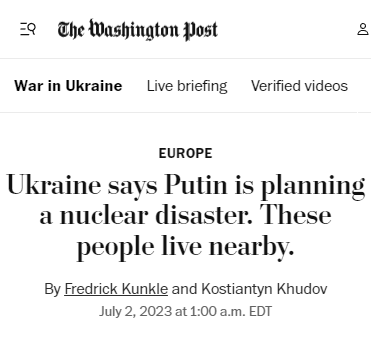 Ukraine says Putin is planning nuclear disaster Ukraine says Putin is planning nuclear disaster